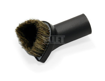 Dusting brush w/natural fill - half-circle brush